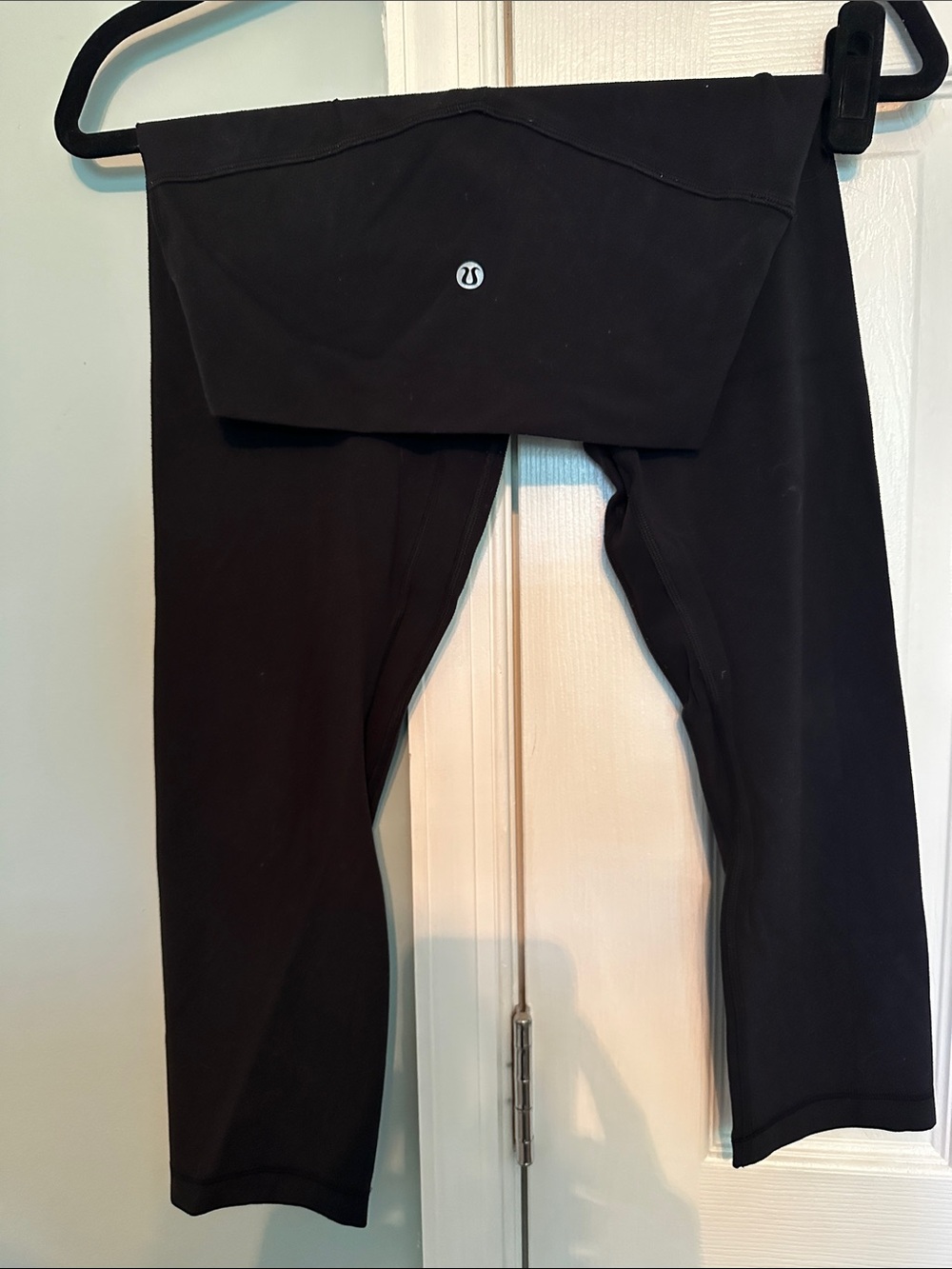 lululemon athletica Black Girls' Cropped Athletic Leggings